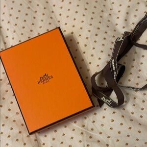 Hermès Orange Box with Ribbon